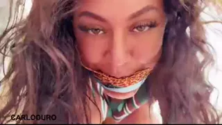 Poolside Goddess Kylie Jones Footjob & Silky Scarf Tied Fuck! Toe Licking, Deepthroat & Cum in Mouthful of silky scarf - Carlo Duro