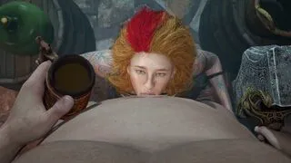 Thrud blowjob Father