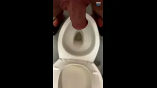 Soft Cock Pissing Straight into the Toilet – Real Fetish Content