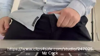 Mr Cock & His Huge Bulging Cock at Work