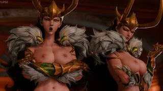 Lady Loki treats a guest『Vileclipse』