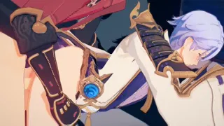Thoma x Ayato - Genshin Impact Yaoi R34 Animation