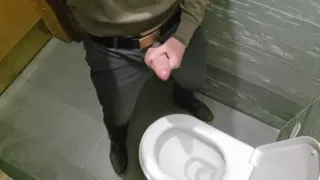 Cumming at the mall. Masturbating in a public restroom.
