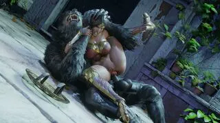 Werewolf Fucks Wonder Woman [Blueberg]