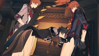 Tartaglia x Zhongli - Genshin Impact Threesome Yaoi