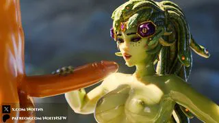 Widowmaker's Medusa Freezes you into a Living Dildo (NoitNS)