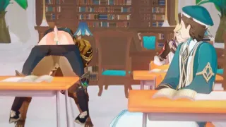 Alhaitham fucked in Public by NPC - Genshin Impact Hentai
