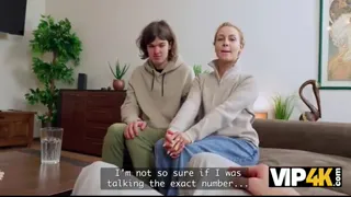 VIP4K. A Shy Blonde from the street acts like a real Slut and a Cheater