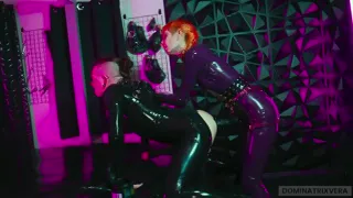 XXL Strap-on Pegging in Latex (preview) - Miss Vera Violette