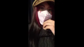 Trans Chica moans and masturbates on the couch until orgasm