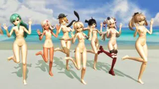 Shimakaze & Fleet Girls - Orange Sapphire [MMD R18] Ototo