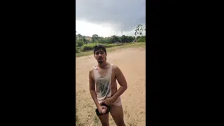 StayHomediego in raw public masturbation