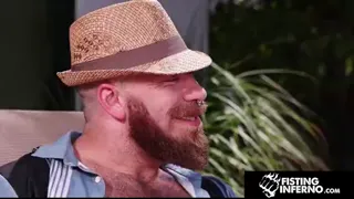 FISTING INFERNO - Ty Roderick Fist-Fucks Ian Sterling’s Beefy Tattooed Ass