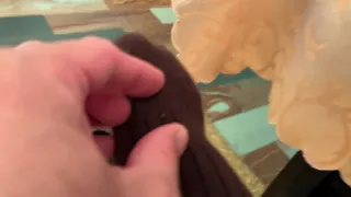 Earl Smile Dark Brown Ribbed Socks Fetish - Bedroom Solo