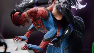 Black Cat is stealing something from Peter
