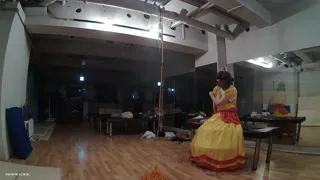 女装オレンジ姫自縛オナニー