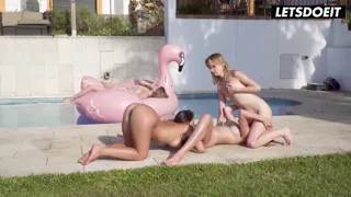 European Beauties Explore Each Other in a Passionate Lesbian Threesome - A GIRL KNOWS