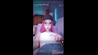 Huntrix Mira doing a snapchat in private jet, sucking own cock while fuck in the ass (Kpop demon hunter Futanari animation)