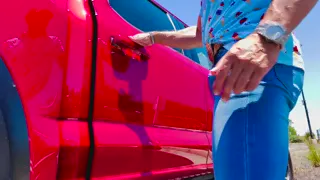 Cocks In The Wild S2:E10 Pt 2 - Horse Cock Cowboy Loading The Truck in Skin Tight Jeans - POV