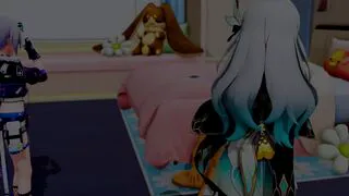 【MMD】 Nice Body / (Hyomin) - Firefly & Silver wolf