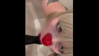 Bernice DeLaFontane'S Throat Screams As Cum Pours Down Her Ass