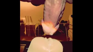 Fleshlight Machine Pumps and Drains My Load - Close Up Slow Motion Compilation